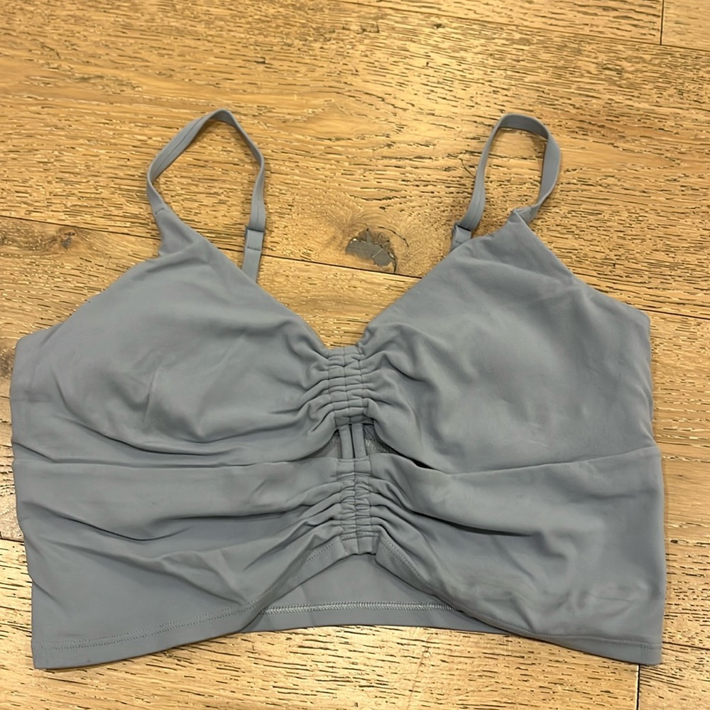 Athleta ruched workout top